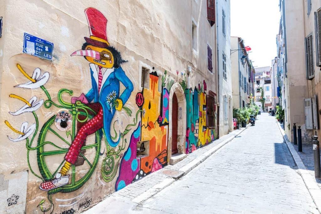 Ferienwohnung La Sardine Au Coeur Du Panier Marseilles Exterior foto
