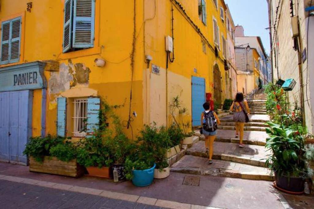 Ferienwohnung La Sardine Au Coeur Du Panier Marseilles Exterior foto